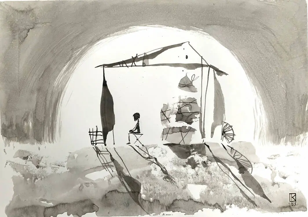 Klara and the Sun artwork by Katerina Putilina Klara and the Sun artwork by Katerina Putilina
