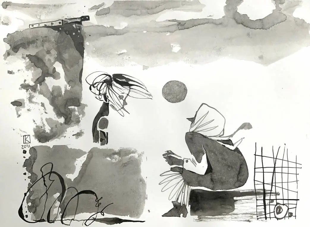 Klara and the Sun artwork by Katerina Putilina Klara and the Sun artwork by Katerina Putilina