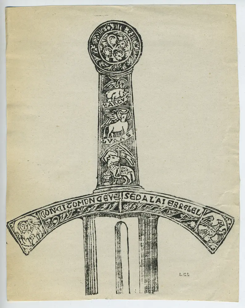 The sword of Hermann von Salza, Grandmaster of the Teutonic Order